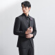 Announcement Bird Suit Men's Clothing (Single Top) [Same Style for Zhang Ruoyun/First Set in Life] Business Suit Black (Single Top) 50 A (180/100)
