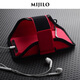 MIJILO sports phone arm bag for men and women, running arm bag, Apple universal fitness wrist phone bag, black