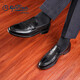 Goldlion Herrenschuhe Business Fashion Hochzeitsschuhe personalisierte Lederschuhe bequeme Slipper G58230093aaa Black 40