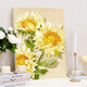 Shantou Lin Village Sunflower DIY Цифровая масляная живопись наполняющая ручная окраска раскраска, нарисованная вручную, SJ9738 40*50см затянутая утолщенная твердая деревянная внутренняя рама очень яркая