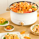 Haixin [59 yuan opcional 5 piezas] actualización de la serie fresca de la serie fresca bolas de pescado zapatillas de camarón bolas de carne combinación caliente combinación de fujian especialidades brochetas jugo de cerdo pequeñas bolas de pescado 500g