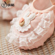 Zapatillas de baile para niños de flecha de hierro de hierro con conejos zapatos de ballet de ballet de conejo