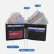 Tenggexiang Wallet Herren Kurzer Student Retro Multifunktionstasche Wallet Wallet integrierte Jugendliche Horizontale personalisierte Gelegenheitsgeschäftsbrieftasche Schwarz schwarz