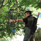 Huwairen Bow and Arrow Recurve Bow and Arrow Competencia de adultos Archery Profesional Disparo Aleación Aleación Disparo Paíces ajustables 20-55 libras Paquete primario de arco liso de arco liso ajustable