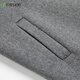 Shanshan [100% lana] Cazón de lana de doble cara otoño e invierno Long Breakbreak Break Coat Men's Black M
