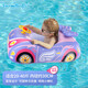 Swimbobo Baby Baby Natming Ring Cartoon Anillo de natación Red Rosa Corros