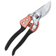 Gardening scissors pruning shears household stainless steel garden fruit tree pruning branch scissors special thick branches flower art scissors 14116 orange black stainless steel pruning shears (single hand)