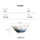 Blue and white bamboo hat tea cup ceramic large master porcelain Kung Fu tea cup personal household single tea cup (random color) 80ml 1 piece