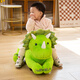 Slippery Auto Plüschspielzeug Trojaner Pferd Jumping und Gewebspferd Outdoor Baby Walker das Geburtstagsgeschenk süßes kleines Dinosaurier -Schiebendosen [Universal Wheel +