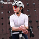 INBIKE summer breathable cycling clothing top short-sleeved cycling clothing road mountain bike men's and women's equipment navy rabbit L