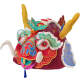 Big ball and small round faucet hat high-end hand-embroidered diy material package finished product Year of the Dragon New Year Chinese style intangible cultural heritage King's hand-made faucet hat DIY material package (without embroidery) can be freely made into: children's style or adult style