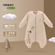 Bekami baby sleeping bag with removable sleeves for children, constant temperature autumn and winter baby anti-kicking quilt, thickened quilt, colorful cotton sleeping bag to prevent colds, 0-2 years old, envelope type thickened version 0-20