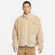 Nike (NIKE) jacket men's clothing Spring 2025 CNY Dragon Year limited new three-hook imitation lamb standing collar sports casual clothing FZ6194-126 milk tea color L