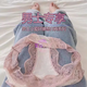 Men's erotic underwear 2024 new sexy transparent role-playing three-point male erotic pure pink men's special masturbation sexy underwear thong men's sexy intercourse underwear M size (70-100Jin Jin is equal to 0.5 kg)