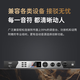 Melody DSP9500 karaoke reverberation digital audio pre-amp effector home theater anti-howling mixer processor professional microphone stage performance processor Bluetooth version effector + self-charging microphone set standard version