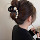 Xiangwan hairpin hairpin elegant temperament pearl hairpin back head hair shark clip high-end grabber girl birthday gift