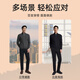 雅戈尔（YOUNGOR）毛衫男士秋冬青年男毛衫拉链开衫羊毛衫羊毛混纺面料2色合款 深灰VWHW619967CLA L 105c