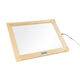 
guidecraft children's desktop LED activity tablet is suitable for 2-year-old children to explore light and color light and shadow games. LED activity tablet (G16836INT)