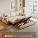 Beixun Sofa Bed Integrated and Dual Use 2025 Home Living Room Multi-Function Storage Cat Scratch Folding Sofa Bed No. 7 Color [Cat Scratch] 1.6-meter Latex Model + Storage + USB Charging