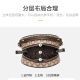 柏萨尼（PESASRIE）品牌包包女包单肩斜跨包轻奢女士手提复古小圆包情人节生日礼物 咖啡色【全国十仓/当次日达】 奢侈限定礼盒包装送女友送老婆