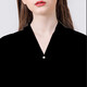 Biyun Xiao Pearl Brooch High-end Women's Exquisite Freshwater Collar Pin V-neck Shirt Anti-Exposed Buckle Accessories 3879 A pair