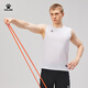 
KELME (KELME) sports vest men's summer new basketball training suit running and fitness sleeveless quick-drying T-shirt bright white L