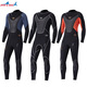 DIVE&SAIL manufacturer wholesale new 3mm wet suit men's wet one-piece warm snorkeling suit long-sleeved cold-proof surfing winter swimsuit black M