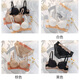 LangSha underwear women's bra set small breast push-up anti-sagging Valentine's Day thin top and bottom thick adjustable sexy bra
