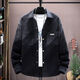 Zhidoudou Herren-Denim-Jacke-Gradientenfarbe 2024 Frühlings- und Herbststudienmarke HEITEL LOSSE VERSATILE JACKE TOP 6623 ONE SIZE M (90-105JIN [JIN GEBEN 0,5 KG])