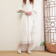 Weizhi old Beijing cloth shoes pointed toe fashion embroidered shoes versatile dance shoes cheongsam shoes Hanfu shoes WZ1047 beige