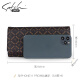 SaTCHI wallet women's long version of fashion versatile women's ticket clip trendy wallet women's simple 2-fold coin wallet trendy brown/dark red