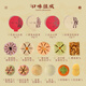 Royal Shangshi Bureau Chinese style Chinese pastry gift box specialty gift for the New Year gift for the elders during the New Year gifts Cloud Closing Fu gift box 897g 1 box