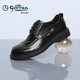 Goldlion Men's Shoes Urban Fashion Autumn Formal Leather Shoes Comfortable and Wear-Resistant Derby Shoes 50823024401A Black Size 40
