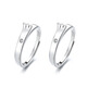 EothPT950 platinum weather son couple ring for girls, a pair of rings, platinum Valentine's Day birthday gift for girlfriend, a pair of PT950 platinum rings + certificate