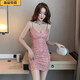 Jingya Nightclub Sexy Women's Clothing 2023 Nouveau costume 2023 Vêtements féminins tendance Nouvelles nocturnes Scène sexy Dance Low Cut Powder Sweet S