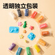 得力（deli）12色彩泥橡皮泥超轻粘土盒装手提收纳盒装生日礼物YC248-12