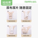 妈妈果（org.mama）婴儿尿布裤可水洗隔尿裤防水透气新生儿尿布兜宝宝尿片戒子布尿裤 棕条纹+绿条纹（ 2条装 ） S码【建议6-12斤】