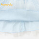 Balabala girls dress small fragrant skirt autumn A-line mesh skirt blue tone 00388 110cm