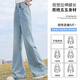 优优1点（Yoyo one）女童卫衣套装秋季2025新款儿童春秋时髦衣服洋气秋装大童潮酷穿搭 4882白色+13131蓝色【无包包】 170cm