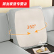 Renjuyi Anti-Cat Claw Sofa Cover Full Cover Waterproof Sofa Fitted Leather Sofa Cover Full Cover Brata Gray People over 80 choose XL Size Width 6585cm Length 6595cm Height 5