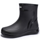 Xlzt Bottes de pluie à quatre saisons pour hommes Léger non glissa-tube à tube de pêche chaussures de pêche à bouche à cravate