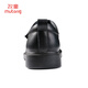 Shepherd boy's black leather shoes spring and autumn boy's shoes campus performance leather shoes casual and versatile little gentleman's etiquette shoes Gentleman's black 33