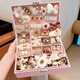 Beimuxing children's hair clip headdress hair accessories girl daughter birthday gift 7-14 years old play house girls toy jewelry box