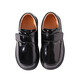 Romon boy leather shoes student casual boy British style graduation performance shoes children black 38