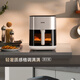 SUPOR air fryer far infrared penetrating heating 6L large capacity visual flip-free household electric fryer 8 minutes tender frying soft baking metal inner cavity color screen touch KD60YQ83