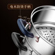 Huajida steamer 304 stainless steel household steamed buns multi-layer three-layer double-layer large cage induction cooker gas stove universal HUAJD upgraded anti-scald handle 32cm three layers