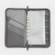 Bolsa de pasaporte Japones Muji Certificado de certificado Bajero Bolsa de almacenamiento Bolsa de aire Boleto de aire Gran capacidad delgada Modelo de gran capacidad Negro incluye 3 bolsas transparentes