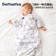 DOMIAMIA baby anti-jump all-in-one sleeping bag with detachable sleeves for 3-12 months baby constant temperature beanie fleece anti-kick quilt pajamas winter thick quilted New - Feilaqinyu (10-15) S size (recommended for 3-9 months, 55-75cm)