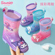 Hello Kitty Sanrio Kulomi Детские дождевые ботинки девочки хрустальные сапоги в детские сапоги детские мультфильмы девочки против скольжения водяной туфли Новая 22510 Мелодия 31/32 Размер 21см