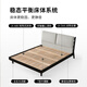 Muebles federales ceniza nórdica cama de madera maciza dormitorio de estilo medieval negro 1.8 metros cama grande cama doble cama doble bp6624 nocturno ceniza cama maciza 1.8 metros